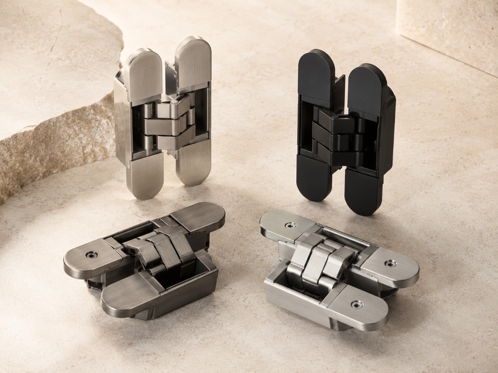 DUHAUS concealed hinge collection for architectural doors