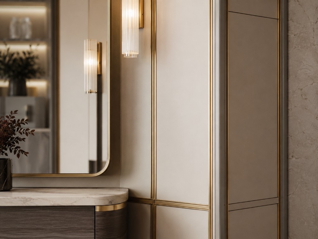 DUHAUS decorative trim lifestyle scene in a premium residential interior