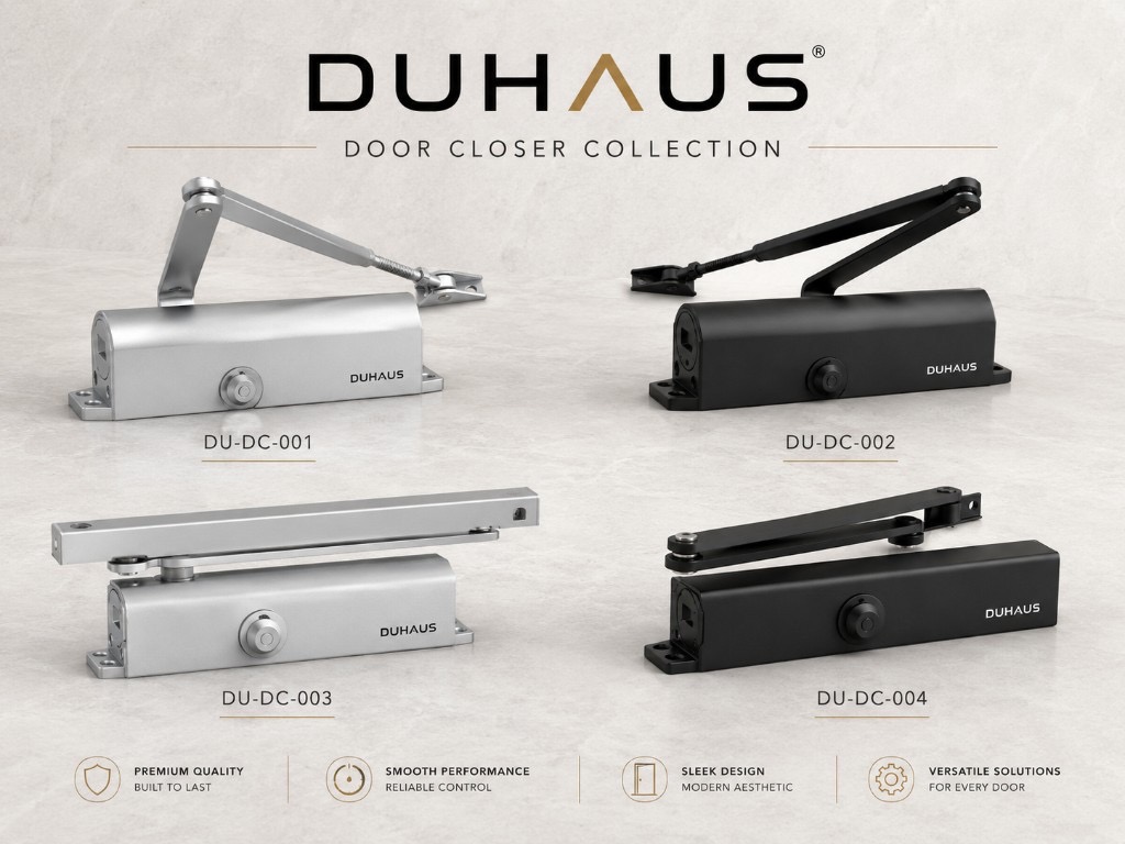 DUHAUS Door Closer Collection DU-DC-001 to DU-DC-004