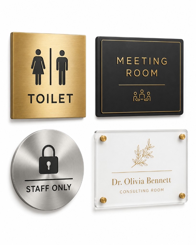 DUHAUS Door Sign Collection