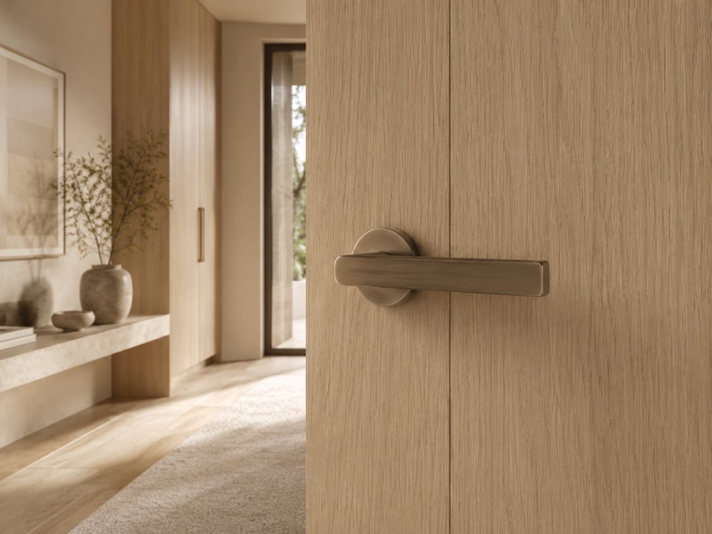 DUHAUS dummy handle installed on a wardrobe, storage door or inactive interior door