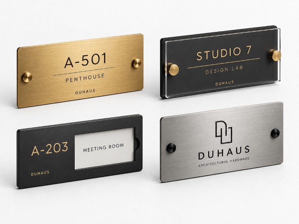 DUHAUS Name Plate Collection