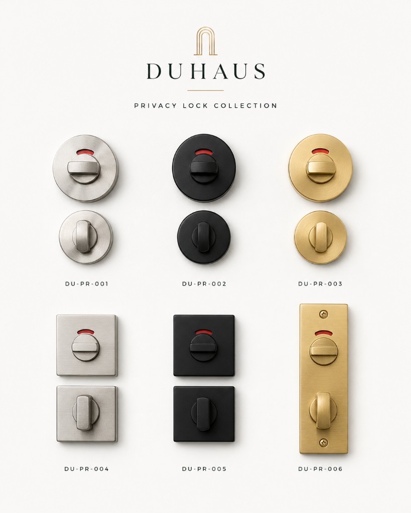 DUHAUS Privacy Lock Collection DU-PR-001 to DU-PR-006