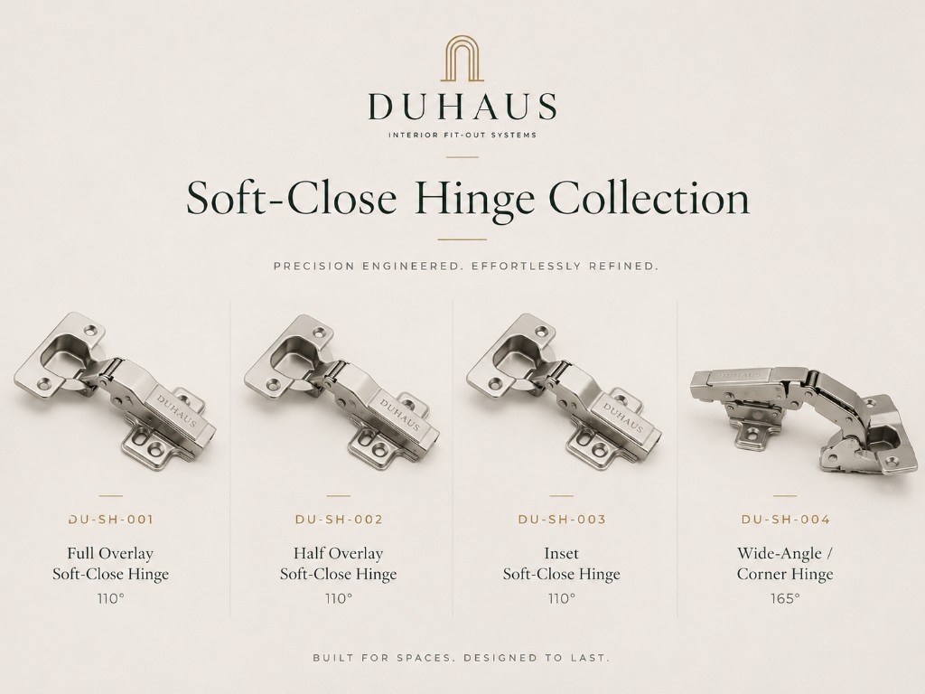 DUHAUS Soft-Close Hinge Collection