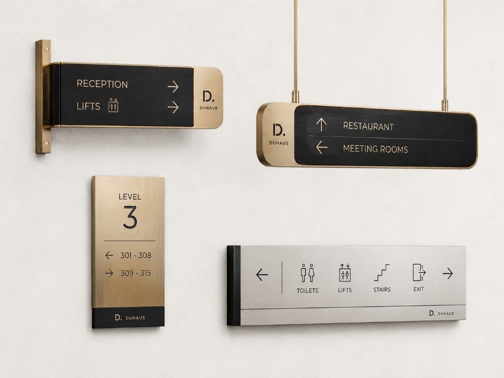 DUHAUS Wayfinding Sign Collection